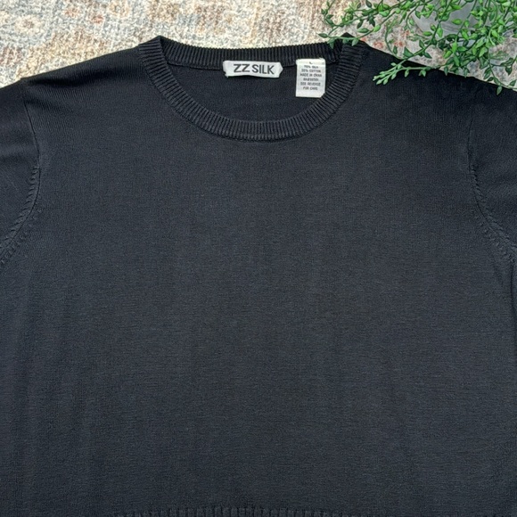 Vintage ZZ Silk top - Picture 2 of 4